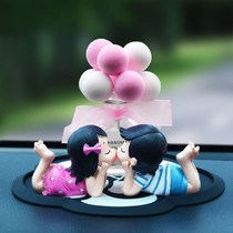   Modern light luxury ornaments Net red love doll car cute car creative fashion cartoon perfume center console