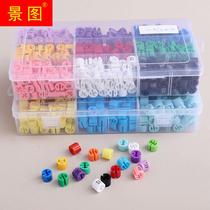 Color size buckle storage box can be printed clothing store childrens clothing transparent pants distinguish mark number ring buckle grain ring