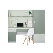 Simple Morandi color wallpaper ins Wind Nordic student dormitory decoration dormitory desktop book cabinet University