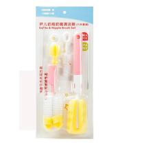 Brush for bottle washing 6 pieces Baby products Cleaning brush Straw brush Pacifier brush Cleaning cup Sponge brush set