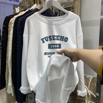 2022 new pregnant womens blouses pure cotton mill fur medium long loose long sleeves t-shirt thickened with undershirt spring autumn and autumn