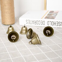 Day Style DIY Handmade Wind Bell Material Accessories Creativity 38mm Ancient Bronze Color Retro Bronze Bell Pet Ornament Pendant