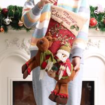 Christmas Night Christmas Great Socks Gift Bags Adornment Children College Students Oversize Pendant Gift Bags Gifts