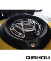 Motorcycle modification unlimited 650DS fuel tank cover stickers waterproof 300AC personalized car stickers scratch-resistant protection soft rubber carbon color