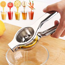 Manual lemon squeezer stainless steel juicer mini household orange fruit squeezer fruit juicer lemon clip