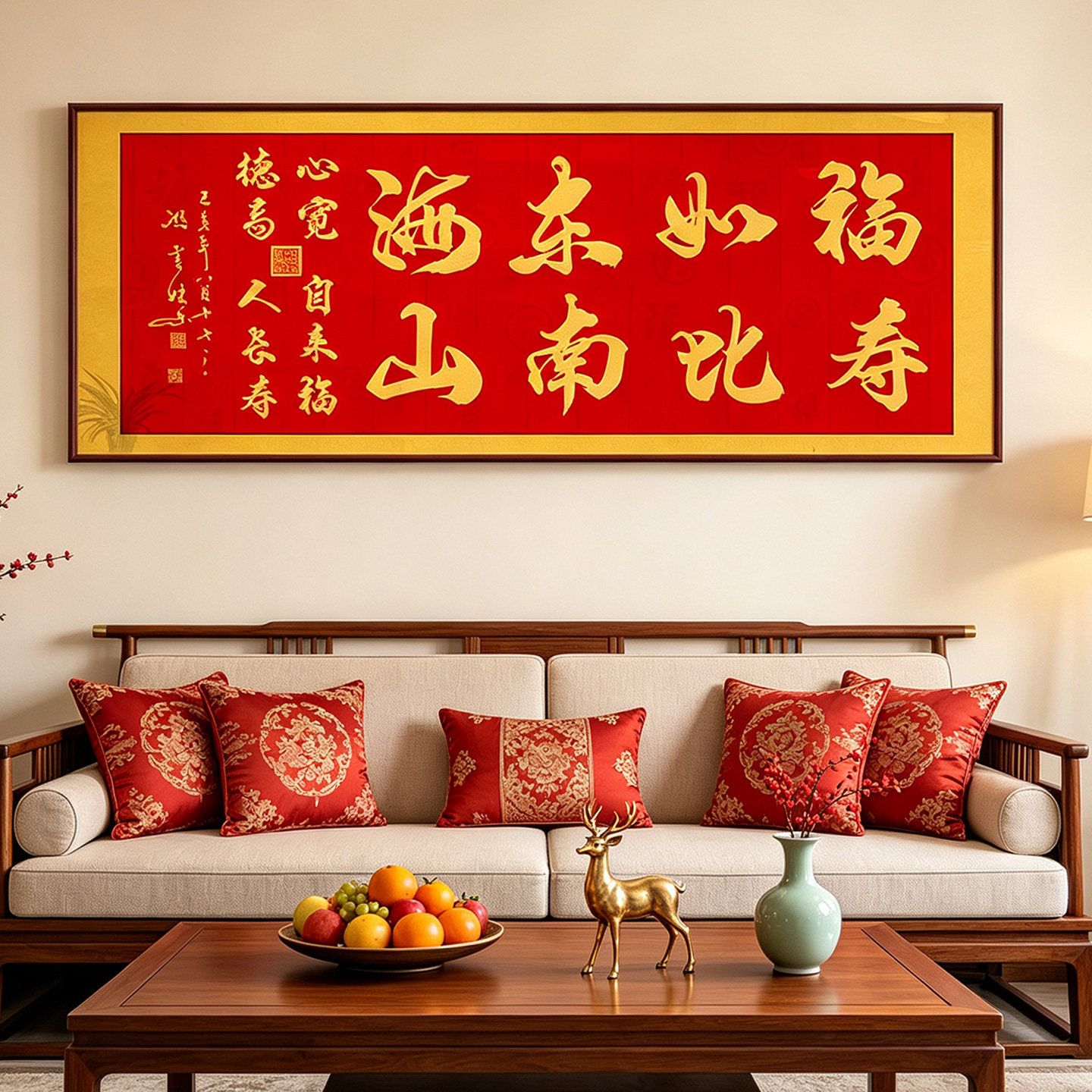 福如东海寿比南山挂画-福如东海寿比南山挂画促销价格、福如东海寿比