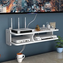 Living room TV wall Set-top box shelf Router storage box wall Bedroom decoration partition free punching