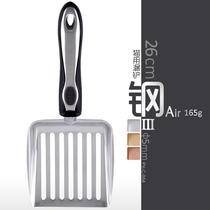 Pet medium stainless steel cat litter shovel pet cat cleaning supplies metal cat litter shovel cat feces cat sand shovel