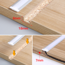Embedded cabinet light wardrobe wine cabinet sensor light with open door that is bright card slot led bookcase kitchen invisible light bar