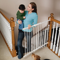 Safety doors childrens stair fences pet dogs dogs and cats railing needs to be punched. Automatic fence isolation door