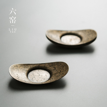 Handmade hammer copper coaster retro ingot creative cup mat insulation tea mat kung fu tea tray cup holder