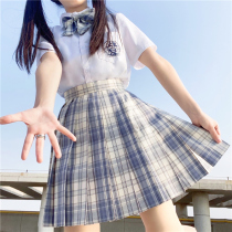 Gentle knife jk uniform skirt rabbit seam genuine original full set of girls primary school class clothes Summer college style suit