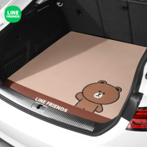 Ford Mustang Mustang Subaru BRZ86 Car Trunk Mat Tail Pad Creative Cartoon Car Supplies