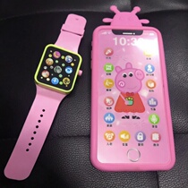 Toy mobile phone Childrens simulation puzzle music girl phone baby 0-1-3 years old touch screen child baby can bite