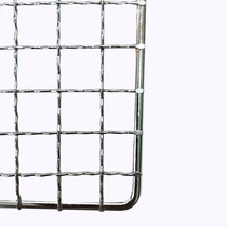 BBQ wire mesh BBQ Electroplated grill wire mesh Japanese Korean Barbecue wire mesh Rectangular wire mesh Barbecue tools Household grill wire mesh