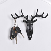 Antlers American Home Decoration Hook Wall Shelf Wall-mounted Creative Wall Personality Deer Head Wall Key Shelf