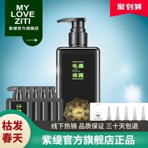 Flash drill three days off plant puree hair follicle Repair Shampoo Oriental Lijun anti-off oil control hair development liquid set