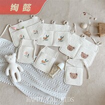 Custom Korean crib storage bag cart bag diaper diaper bottle baby toy storage bag storage bag