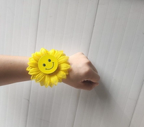 Sun flower bracelet Sunflower wrist flower group headdress at the opening ceremony of the games hand-in-hand chorus tide