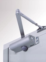 Light spring door practical iron door door hinge punching automatic door closing device closing sanitary door fire door