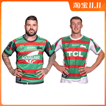 2021 Australia South Sydney Rabbit Home and Away Rugby Jersey Rabbitohs Rugby