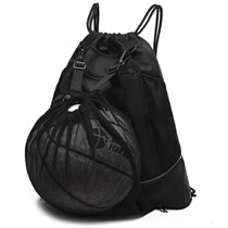 Basketball bag Ball bag Student shoulder childrens sports equipment storage bag harness pocket Drawstring ins training multi-functional
