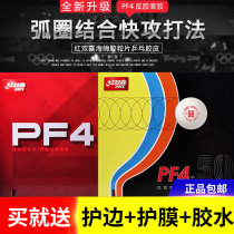 Table tennis rubber sheet DHS Red Double Heep Pride 3 New PF4-50 Light racket anti-adhesive adhesive noodles
