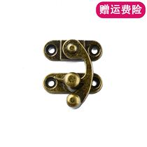 Zinc alloy horn hook buckle jewelry jewelry box black box buckle antique buckle antique buckle hook lock DIY gift box buckle