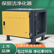 Paoli Cleaning Oil Smoke Purifier Hotel Kitchen Barbecue Smoke-free Low Altitude 8000 Air Volume Commercial Oil Smoke Purifier