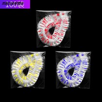 100 individually packed disposable shower cap female thick waterproof bath cap home kitchen cooking oil-proof headgear