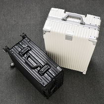 Suitcase Female Korean version of the student aluminum frame rod box Male suitcase ins password suitcase