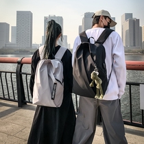 Schoolbag men ins trendy brand street personality Hip-Hop backpack female college students wild fashion trend usb shoulder bag