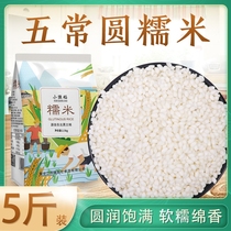 5 Jin Northeast Wuchang round glutinous rice Heilongjiang sticky rice new glutinous rice white glutinous rice Rice rice dumplings