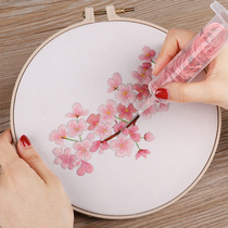 Embroidered diy handmade self-embroidered material bag fan beginners group fan Su embroidery embroidered with Ping An fu