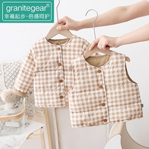 Girls  long-sleeved down liner light item Yangqi 2020 spring and autumn new female baby down jacket baby warm clothes