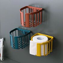 Kitchen tissue holder perforated hollow paper holder Household napkin creative pylons Cabinet door pumping paper box Wall hanging