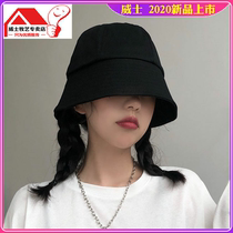 Fisherman hat female summer literary and art thin bucket hat tide sunscreen sun hat wild cover face