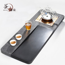 Jeryoun Wujin Stone tea tray automatic integrated induction cooker bottom water simple wind Stone Tea Sea tea table