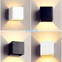 Minima Living Room Aisle Bedroom Bedroom Bed Head Square Aluminum Nordic LED Adjustable Light External Wall Wall Lamp Outdoor Waterproofing