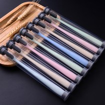 20 wheat adults Bamboo Charcoal Toothbrushes Soft Gross Domestic Straw Fine Soft Hair Family multiple places