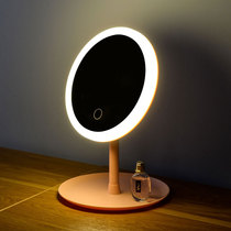 Net red LED cosmetic mirror with lamp desktop desktop dresser filled with charged beauty mirror