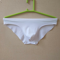Mens panties briefs sexy low waist ultra-thin non-marking piece type ice wire triangle breathable young mens pants w