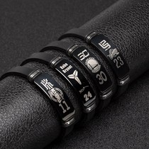  Basketball bracelet NBA bracelet star No 24 Kobe sports Curry silicone mens jewelry James memorial star