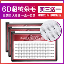 Flower hair grafted eyelashes 6 super soft mink hair self-planting false eyelashes female natural thick artificial eyelashes