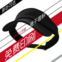 No top tennis cap milk tea sweet shop staff attendant empty top cap work cap printing logo advertising cap set