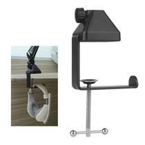 Desktop tight holder lock-up microphone cantilever base bracket accessories microphone clip multifunctional headset adhesive hook