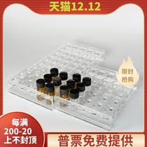Plexiglass sample bottle holder glass bottle holder 30-hole 50-hole small bottle holder