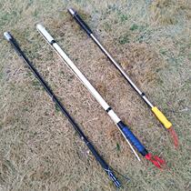 Gyro whip whip ash wood stainless steel carbon glass fiber reinforced plastic whip old bull gyro ice rod with whip rope
