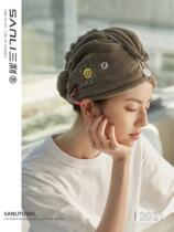 Dry hair cap 2021 New Net red female summer super cute shampoo towel absorbent cotton short hair super strong quick dry soft cute