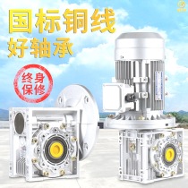 NMRV worm gear reducer worm gear reducer motor 380V 220V brake high efficiency motor combination